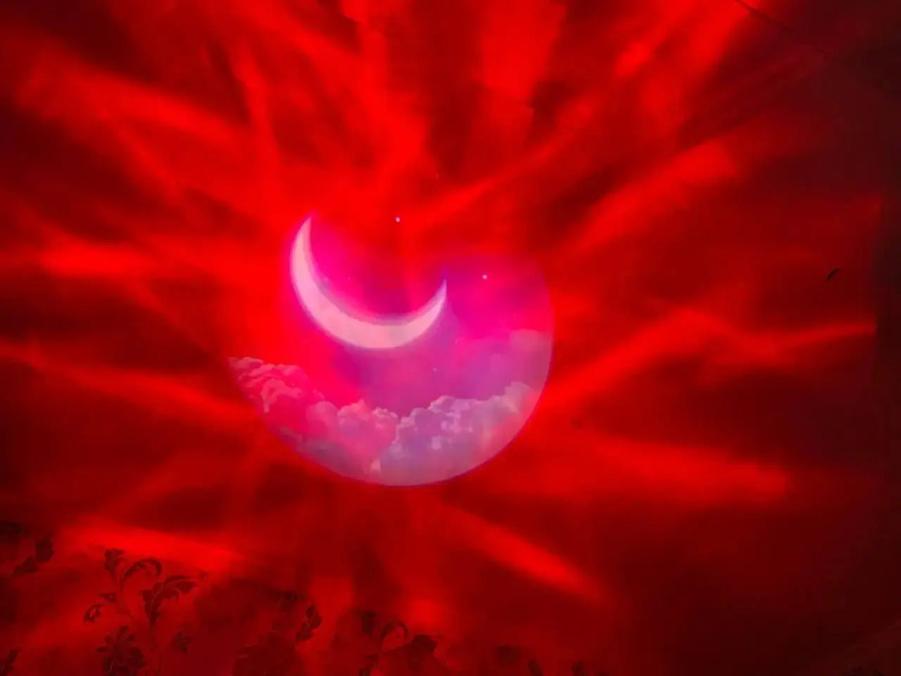 Astronaut Проектор галактики лазерный Астронавт-космонавт, звездное небо на потолке с пультом Белый