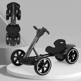 Электромобиль сложен с аккумулятором 6V 4.5Ah и скоростью до 6 км/ч/M-6072 Eco Koleso желтый