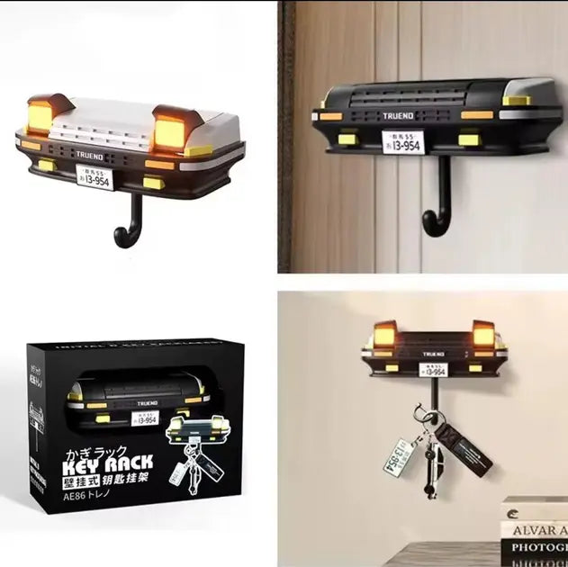 Настенный держатель для ключей Toyota AE86 Trueno с подсветкой фар