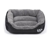 Лежанка - пуфик для кошек и собак Черная S(40*25)