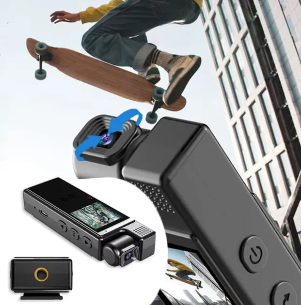 Видеокамера нагрудная Wi-Fi аккумуляторная боди камера с дисплеем 1.3 дюйма регистратор с фиксацией клипсой UKC L9