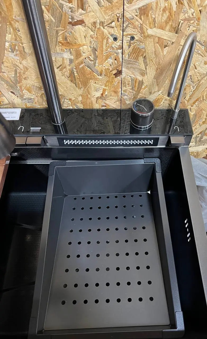 Кухонная раковина из нержавеющей стали / Многофункциональная кухонная мойка МА-81