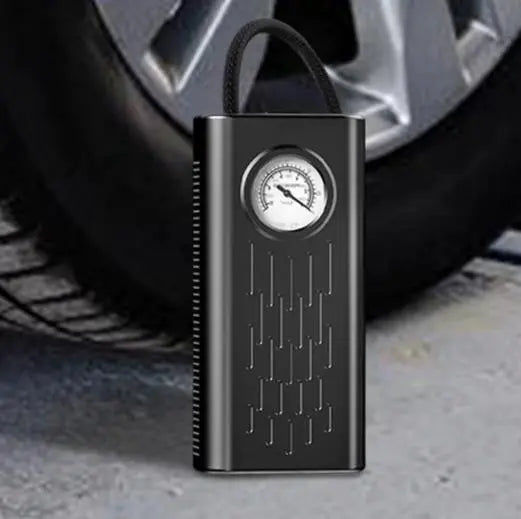 Портативный автомобильный компрессор AND1322, насос от прикуривателя 12V с манометром