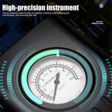 Портативный автомобильный компрессор AND1322, насос от прикуривателя 12V с манометром