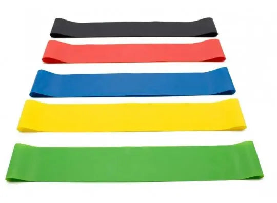 Резинки для фитнеса 30см, универсальный тренажер, 5 резинок, Резинки для йоги, Резинки для пилатеса