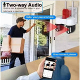 Высокопроизводительная камера видеонаблюдения с двумя направлениями движения, WIFI, горизонтальное вращение на 360° и вертикальное на 90°, ...