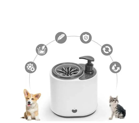 Автоматическая лапомойка для ухода за лапками домашних животных Pet Foot Washing Cup AND149