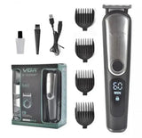 Машинка для стрижки волос VGR V-105 триммер для усов и бороды с насадками 5в1