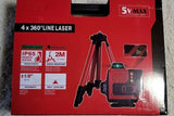 Лазерный уровень 4D 16 линий с проекцией 360°