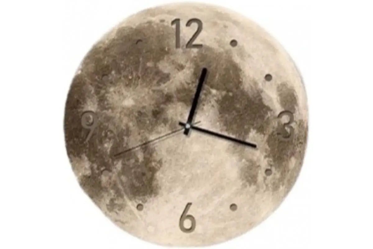 Часы настенные "Луна" с LED подсветкой NCH-50-50  АРАБСКИЕ+ТОЧКИ
