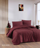 Синий Теплое постельное белье / байковое евро размера фланель 100%-хлопок Турция Cotton Collection