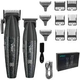 Профессиональный набор для стрижки волос VGR V-640 Машинка и триммер с дисплеем