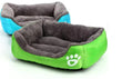 Лежанка - пуфик для кошек и собак Зеленая S(40*25)