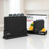 Кухонный набор досок Zepline ZP-00220 5 предметов с подставкой серый