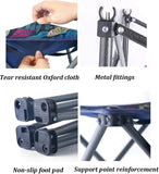 Стол + 2 стула STD-02 стол складной прямоугольный коричневый,(Д530*Ш550*В500мм), стулья металл+ткань (40*40*35), сумка