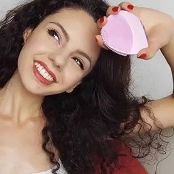 Электрическая щетка-массажер для лица FOREO LUNA mini 2 / Силиконовая щетка