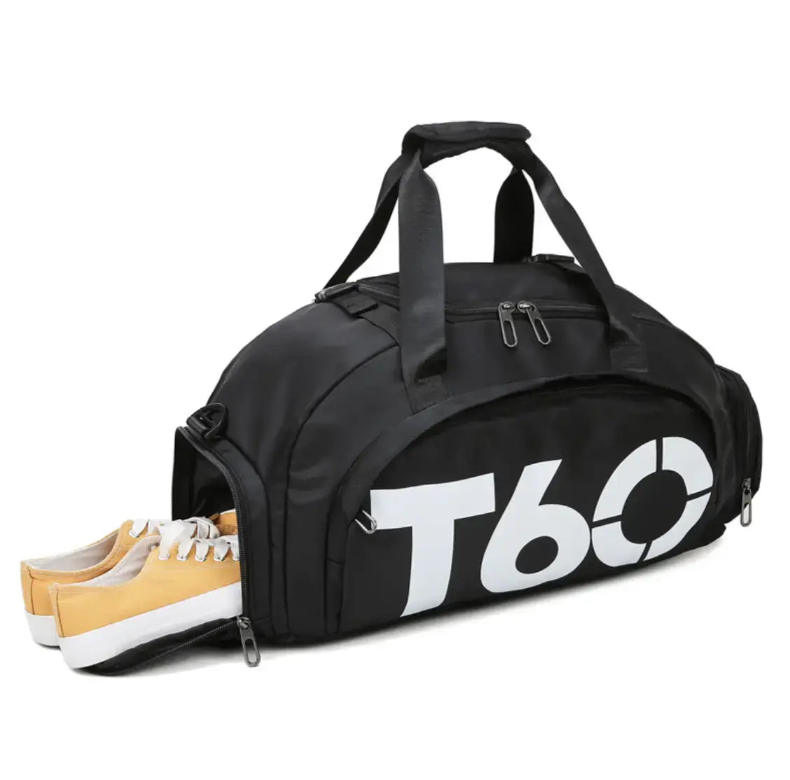 Спортивная сумка для спортивных вещей черного цвета T60 Сумка-рюкзак спортивная на 35 л