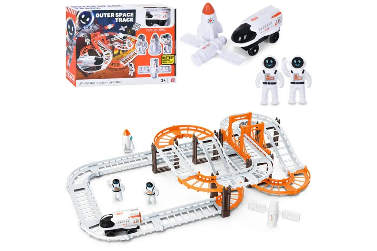 Конструктор космический трек Outer Space Track со звуковыми эффектами и светом