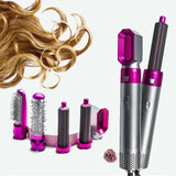 Стайлер Hot Air Styler 5в1 для укладки волос, 1000 Вт, 5 насадок, с кейсом