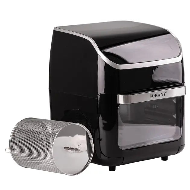 Аэрофритюрница аэрогриль электрический на 14  литров SOKANY с защитой от перегрева