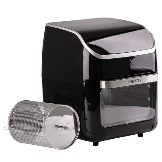 Аэрофритюрница аэрогриль электрический на 14  литров SOKANY с защитой от перегрева