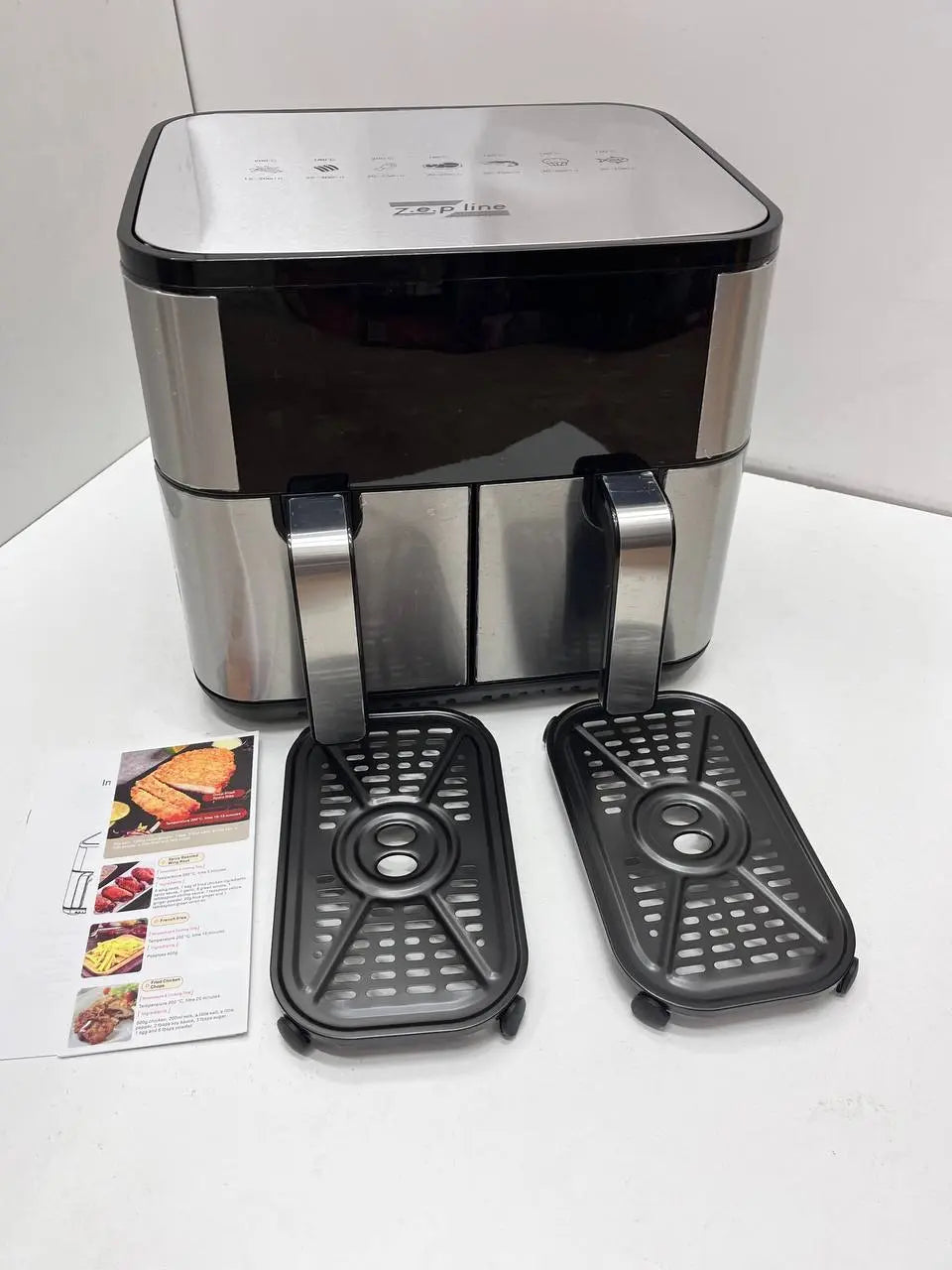 Аэрофритюрница на 2 чаши Zepline ZP-209 с мощностью 4000Вт на 12л