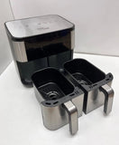 Аэрофритюрница на 2 чаши Zepline ZP-209 с мощностью 4000Вт на 12л