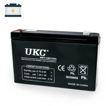 Аккумуляторная батарея AGM UKC WST-10 6V 10Ah аккумулятор для УПСа, аккумулятор для детского электромобиля