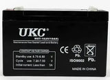 Аккумуляторная батарея AGM UKC WST-10 6V 10Ah аккумулятор для УПСа, аккумулятор для детского электромобиля