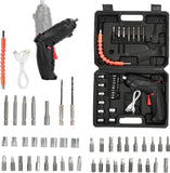 Аккумуляторная отвертка трансформер, 48 элементов, мини-шуруповерт