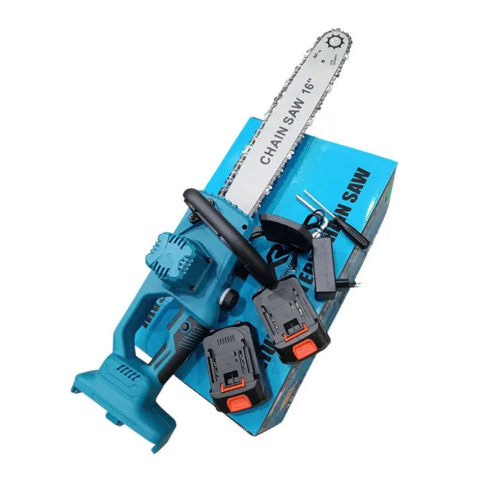Аккумуляторная цепная пила 16''+2 аккумуляторы 68В + кейс, Electric Saw / Электропила / Аккумуляторная пила
