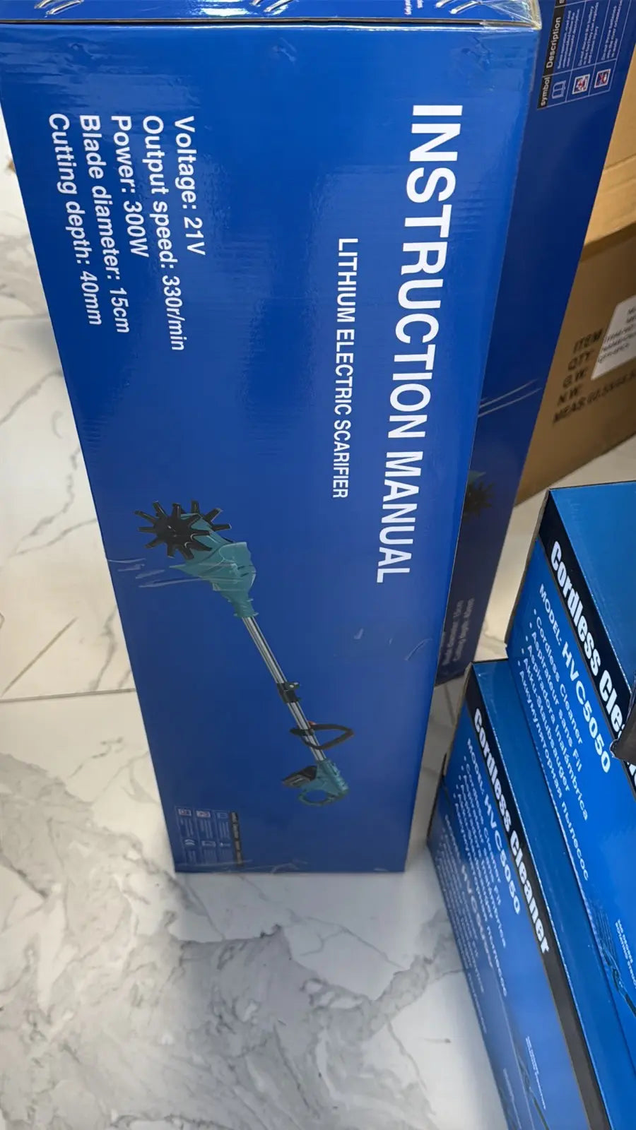 Аккумуляторный бесщеточный культиватор HAYAMI HA-1039 2 акб 48W