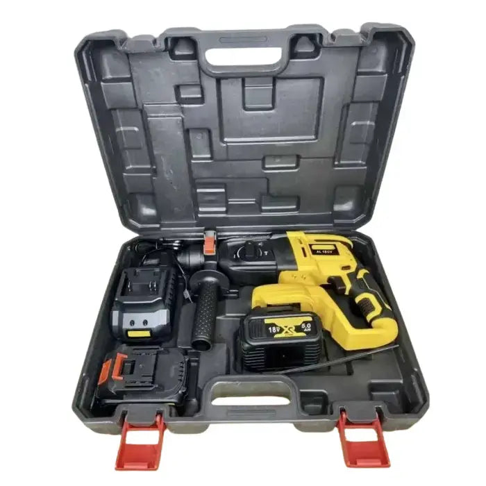 Аккумуляторный бесщеточный перфоратор с двумя аккумуляторами 18V 5Ah в кейсе ударный PD2A-18-M2