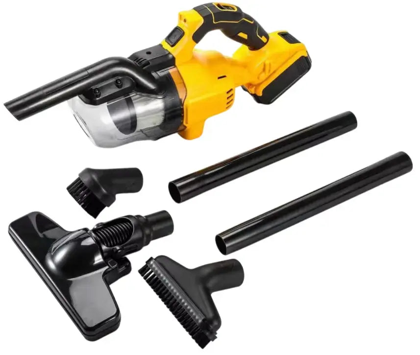 Аккумуляторный пылесос для автомобиля, 5000 мAh, 48V, желтый, 5520, / Портативный пылесос / Пылесос для дома