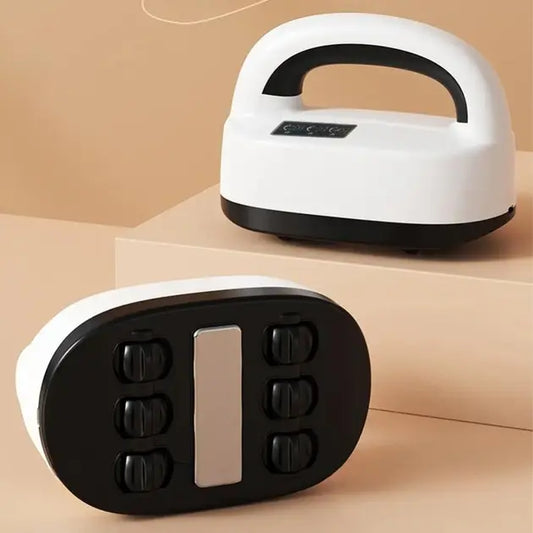 Аккумуляторный роликовый массажер с подогревом LKL-0128 вибрационный беспроводной для всего тела