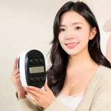 Аккумуляторный роликовый массажер с подогревом LKL-0128 вибрационный беспроводной для всего тела