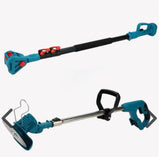 Аккумуляторный универсальный садовый набор 6 в 1 / Секатор / Мини-пила / Триммер / Воздуходувка / Удлинитель / Кусторез