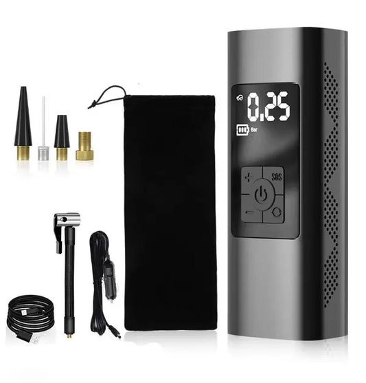 Аккумуляторный электрический воздушный насос Neakhmer 12V 6000 мАч Black