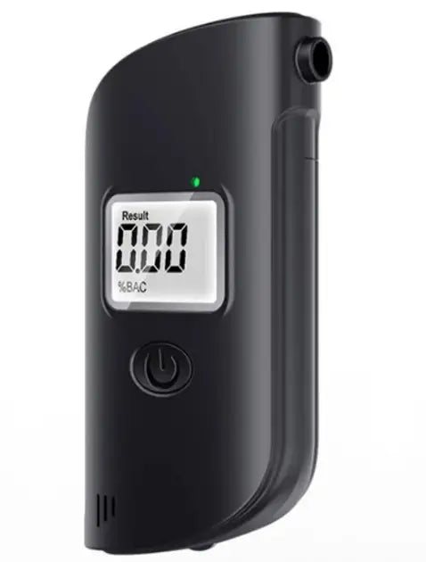 Алкотестер с LCD дисплеем от батареек / Тестер на алкоголь / Алкометр / Алкотестер портативный