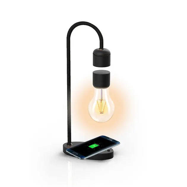 Антигравитационный светильник-ночник Yarko левитирующая декоративная лампа в стиле Лофт c беспроводной зарядкой