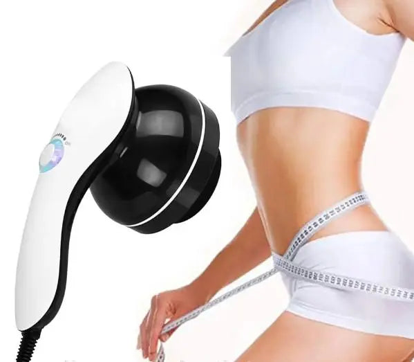 NEW Антицеллюлитный массажер Body Massage, 4 насадки / Вибромассажер с ИК подогревом / Массажер для тела