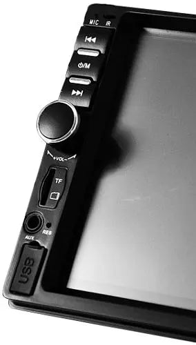 Универсальная автомагнитола 2 Din сенсорная, Bluetooth AMP 7018B, с пультом в комплекте