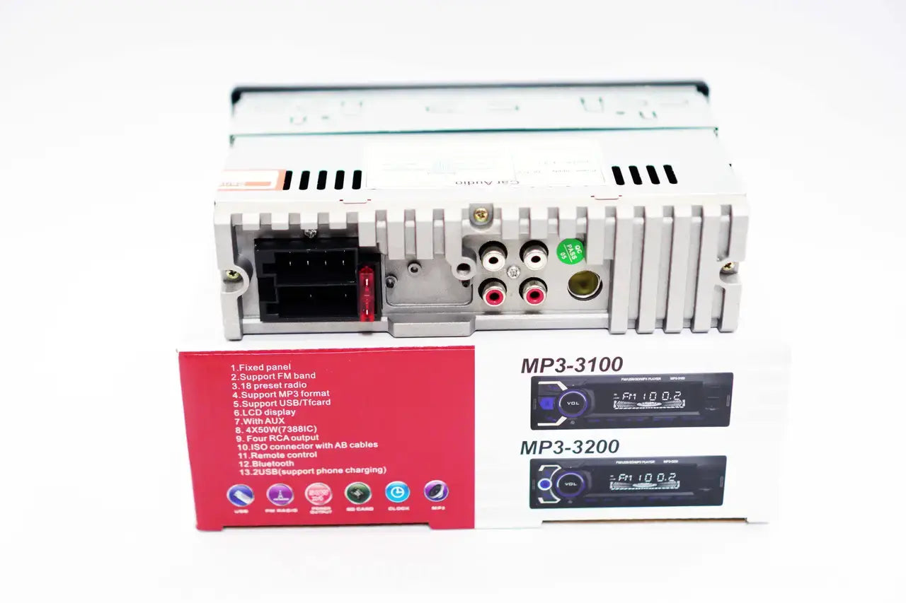 Автомагнитола 3100 Bluetooth+2xUSB+microSD+AUX 4x50W