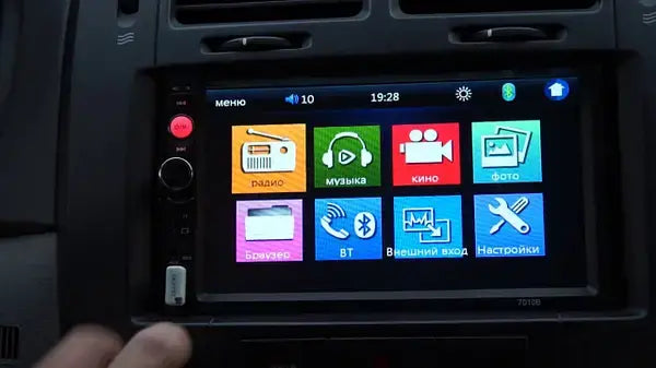 Автомагнитола CML-PLAY 7010B 2DIN с пультом ДУ (сенсорный экран)