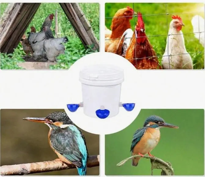 Автоматическая капельная поилка для кур 5 шт