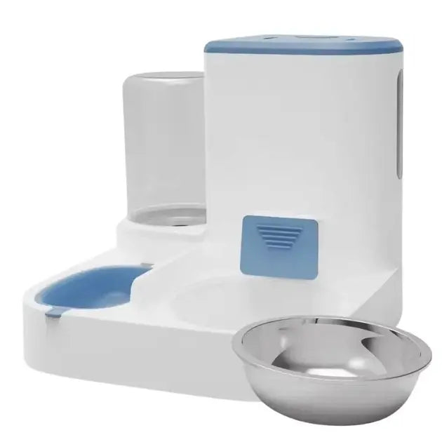 Автоматическая миска-дозатор поилка 2в1 для корма и воды для кошек и собак