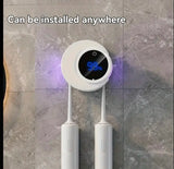 Автоматический настенный держатель-стерилизатор для зубных щеток с УФ-дезинфекцией, стерилизатор с дисплеем