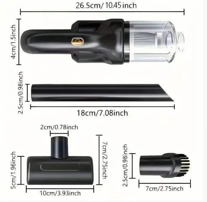 Автомобильный беспроводной пылесос Car vacuum cleaner AND XL-1452