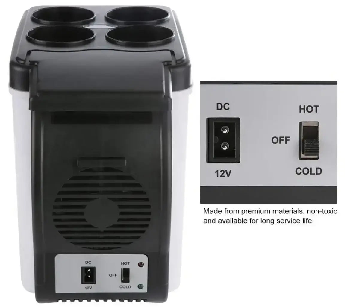 Автомобильный мини-холодильник Cooling and Warming Refrigerator 6L, Холодильник для машины