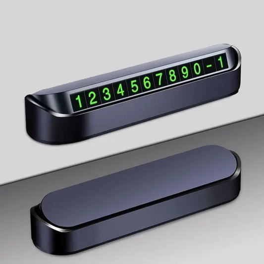 Автовизитка с телефоном (Паркововочная карта) Temporary Parking Card